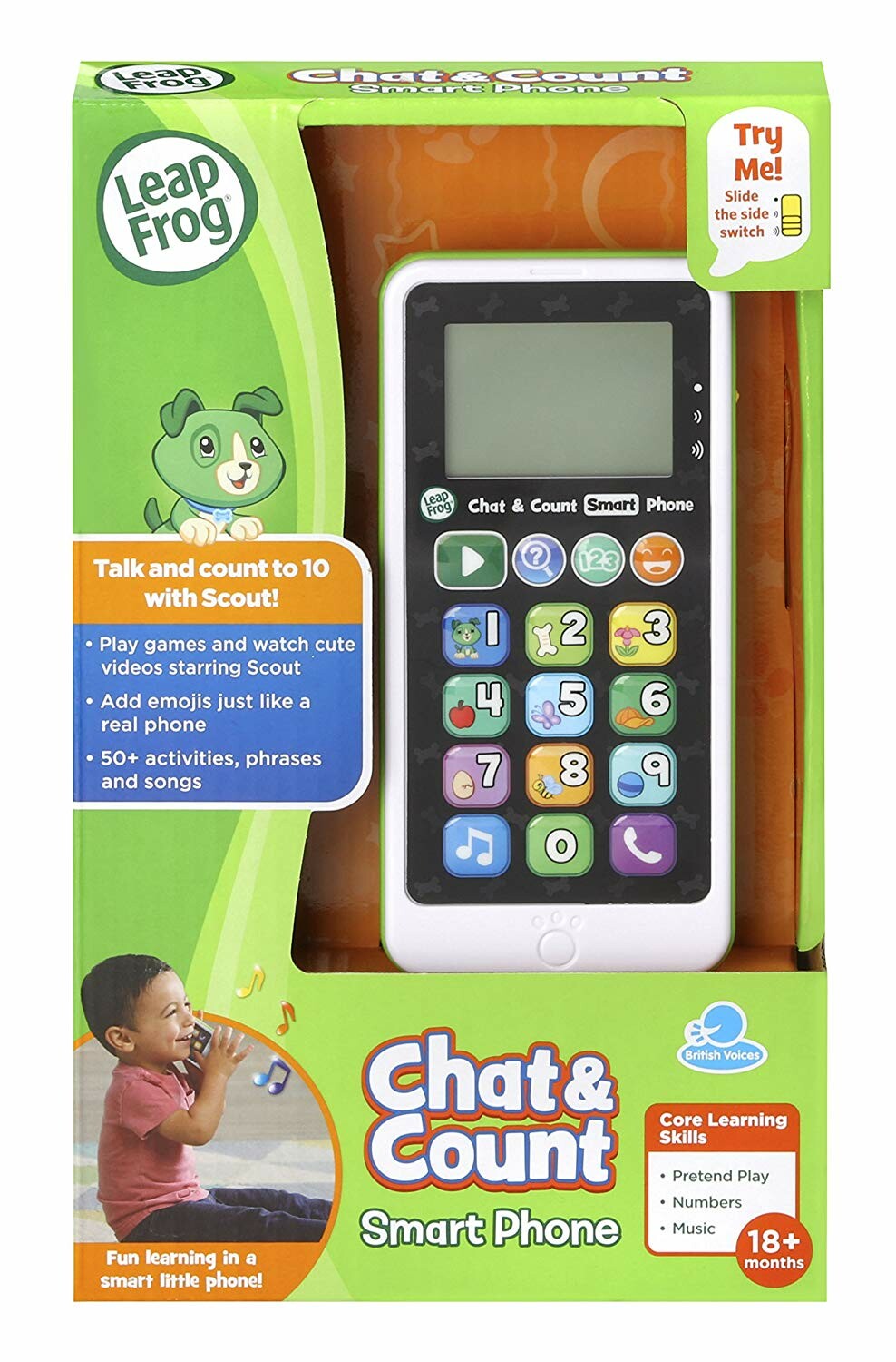 Chat & Count Smartphone Green
