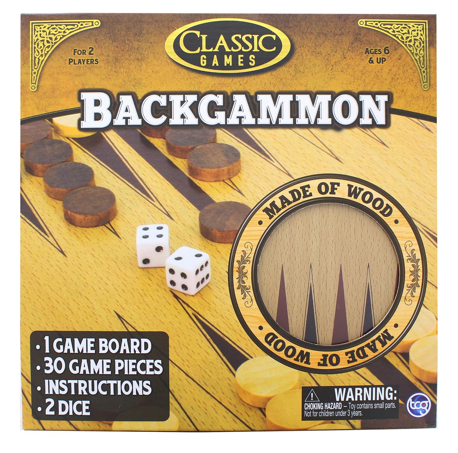 BACKGAMMON IN GIFT BOX