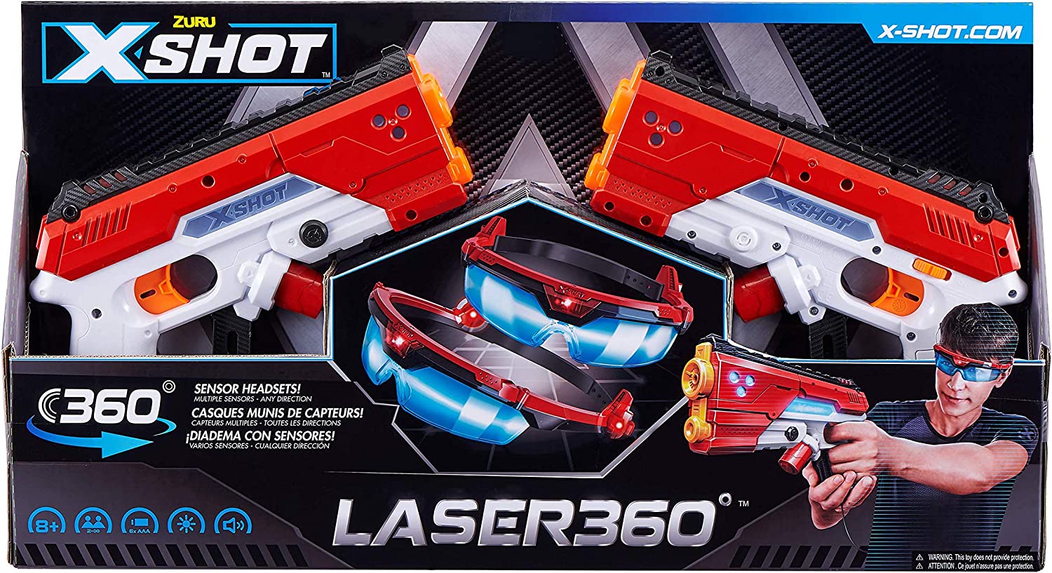 2pk Laser Blasters- Laser 360