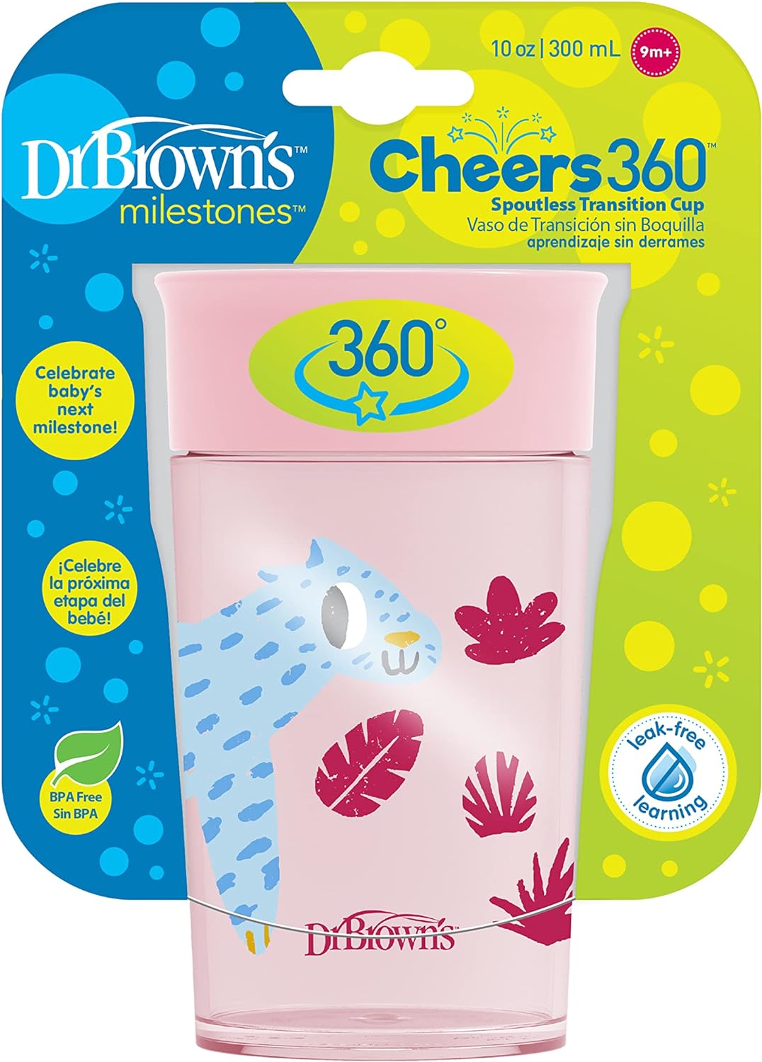Cheers 360 Cup, 10 oz, Pink