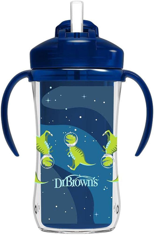 10 oz Insulated Straw Cup  Blue
