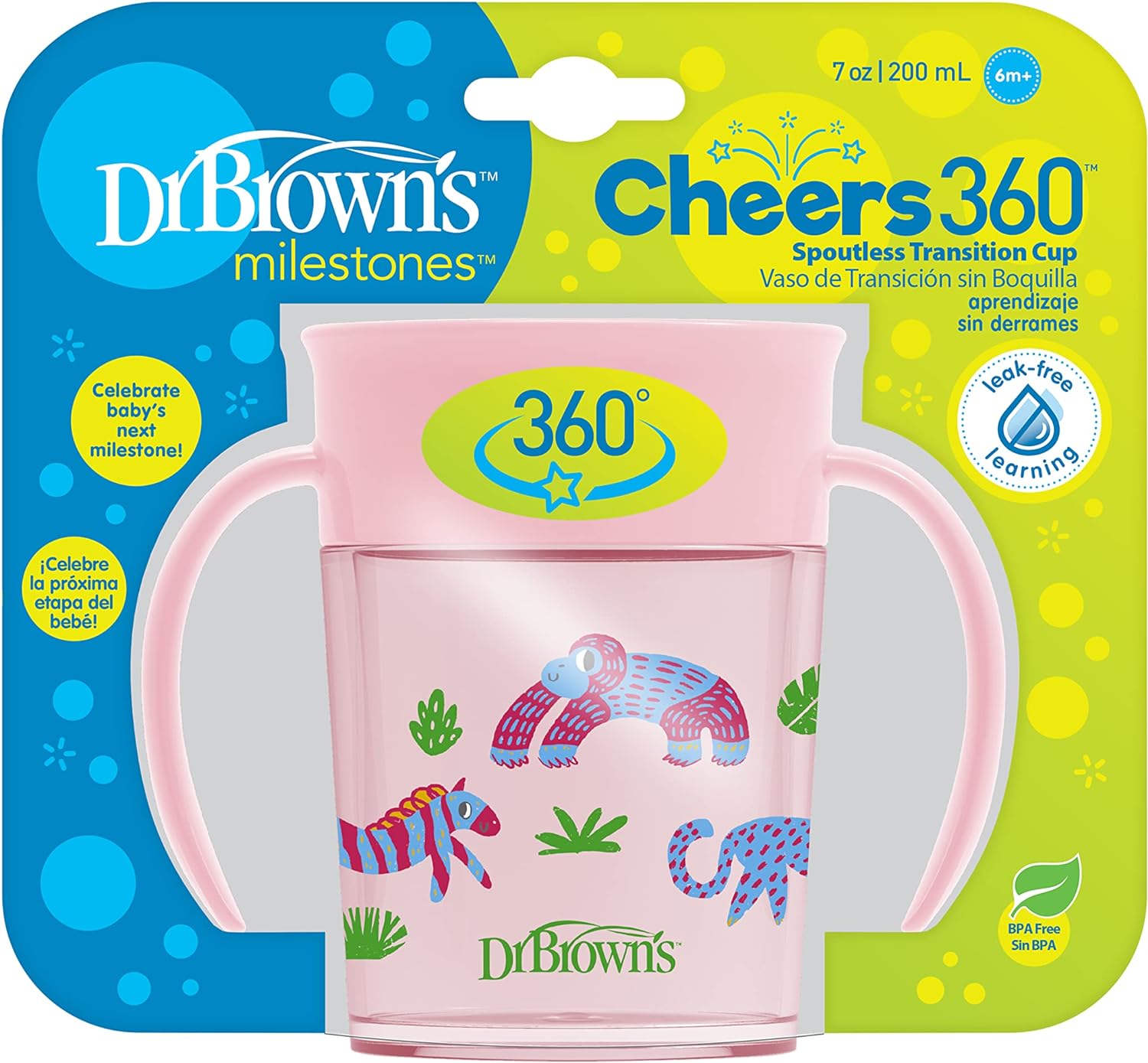 Cheers 360 Cup 7 oz Pink