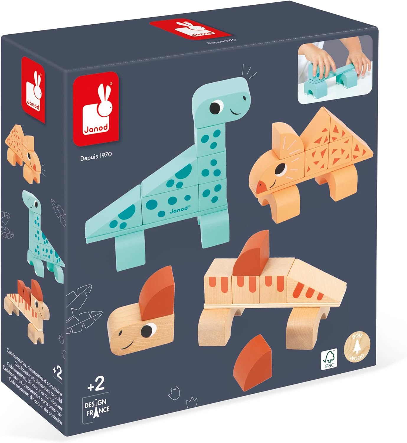 DINO - CUBIKOSAURUS, TO BUILD