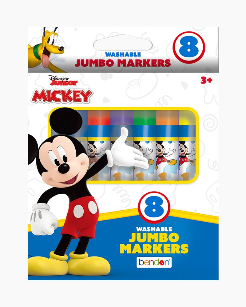 Mickey 8-count Jumbo Markers