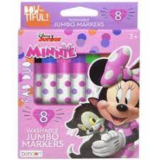 Minnie 8-count Jumbo Markers