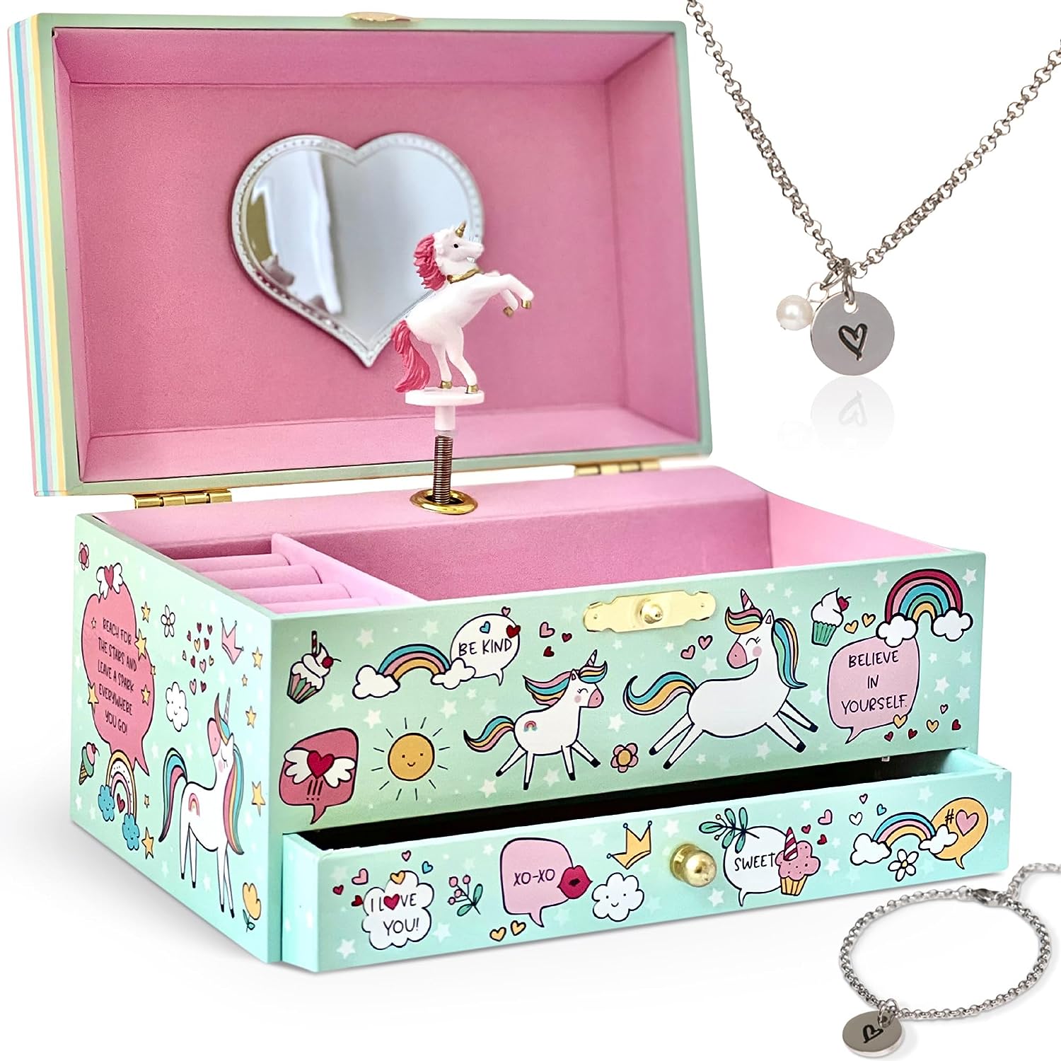 Musical Jewelry Box Glow In Dark