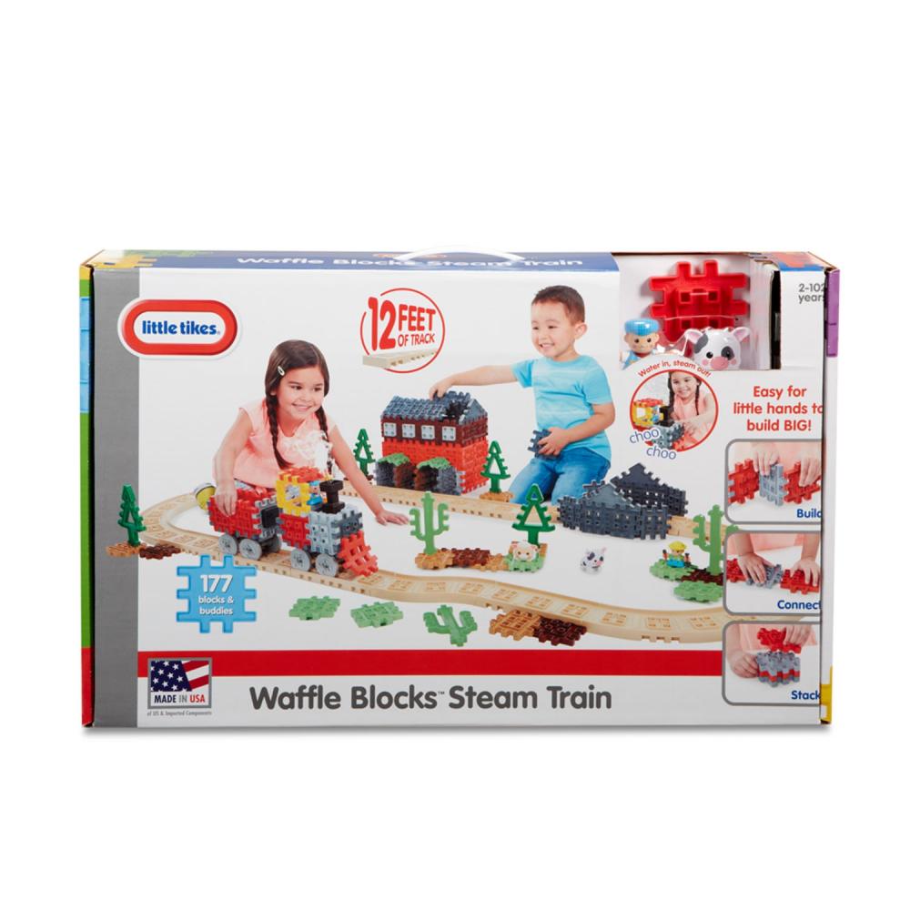 Waffle Blocks Steam Train