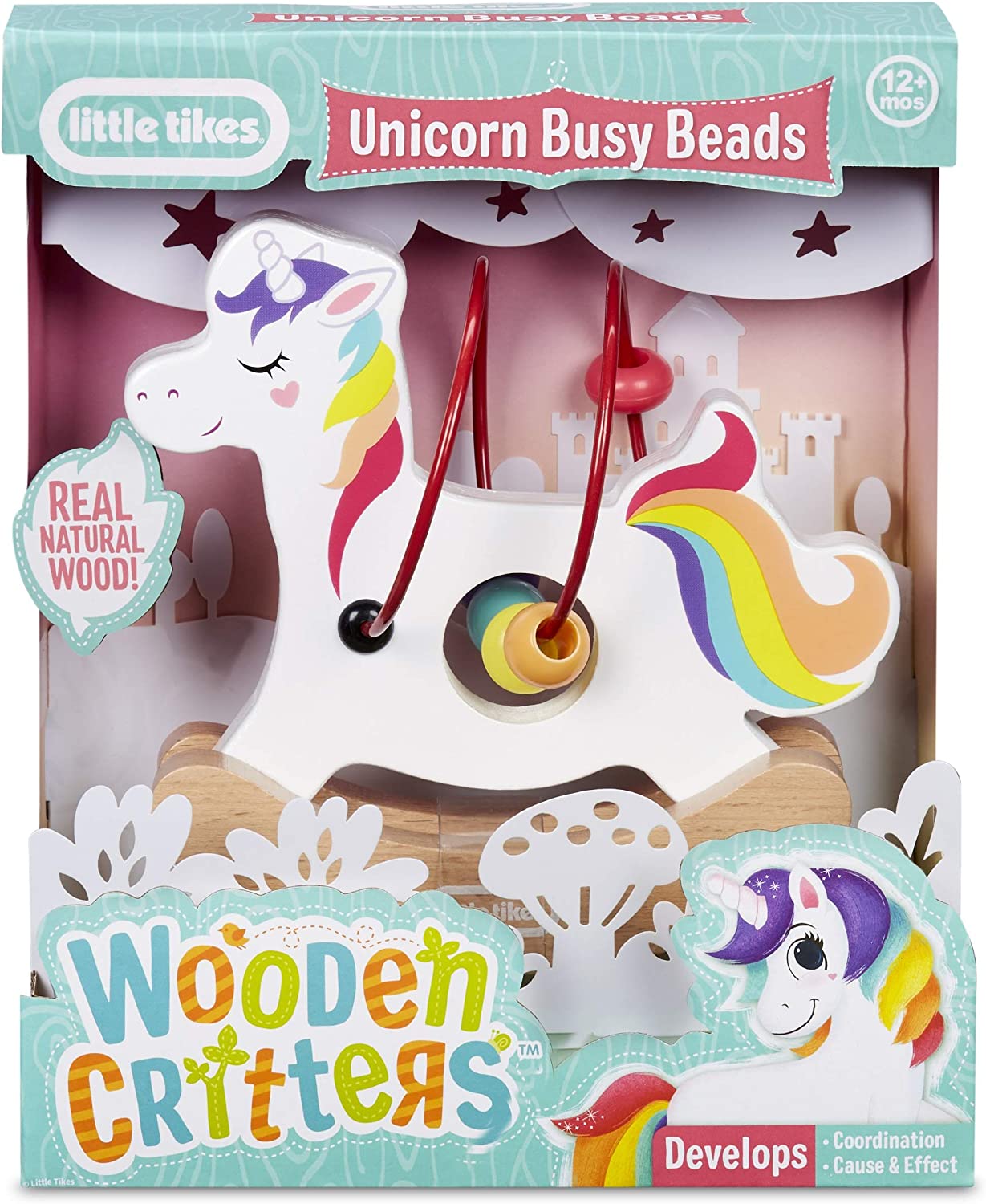 Wooden Critter BusyBeads Unicorn