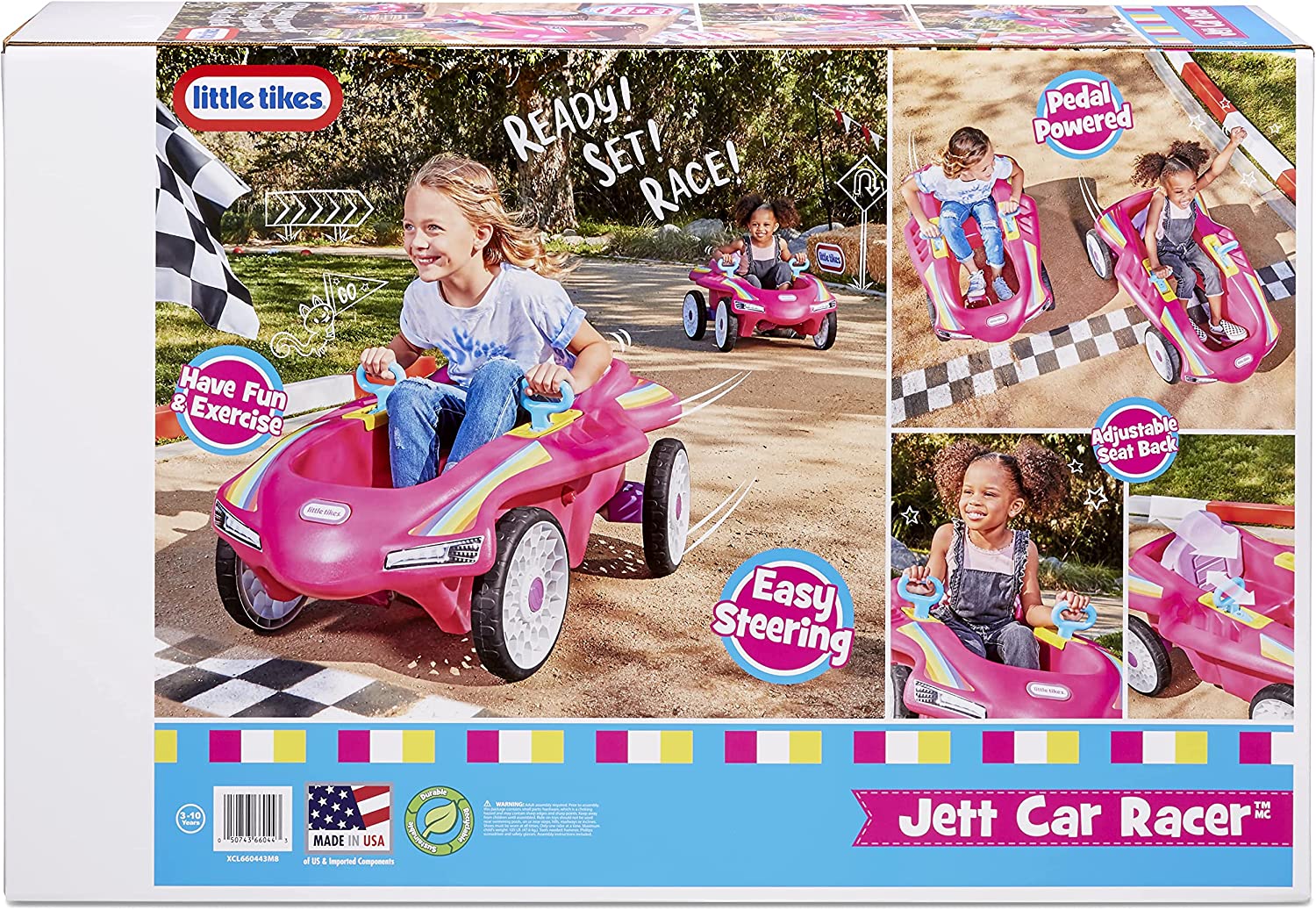 JETT CAR RACER PINK