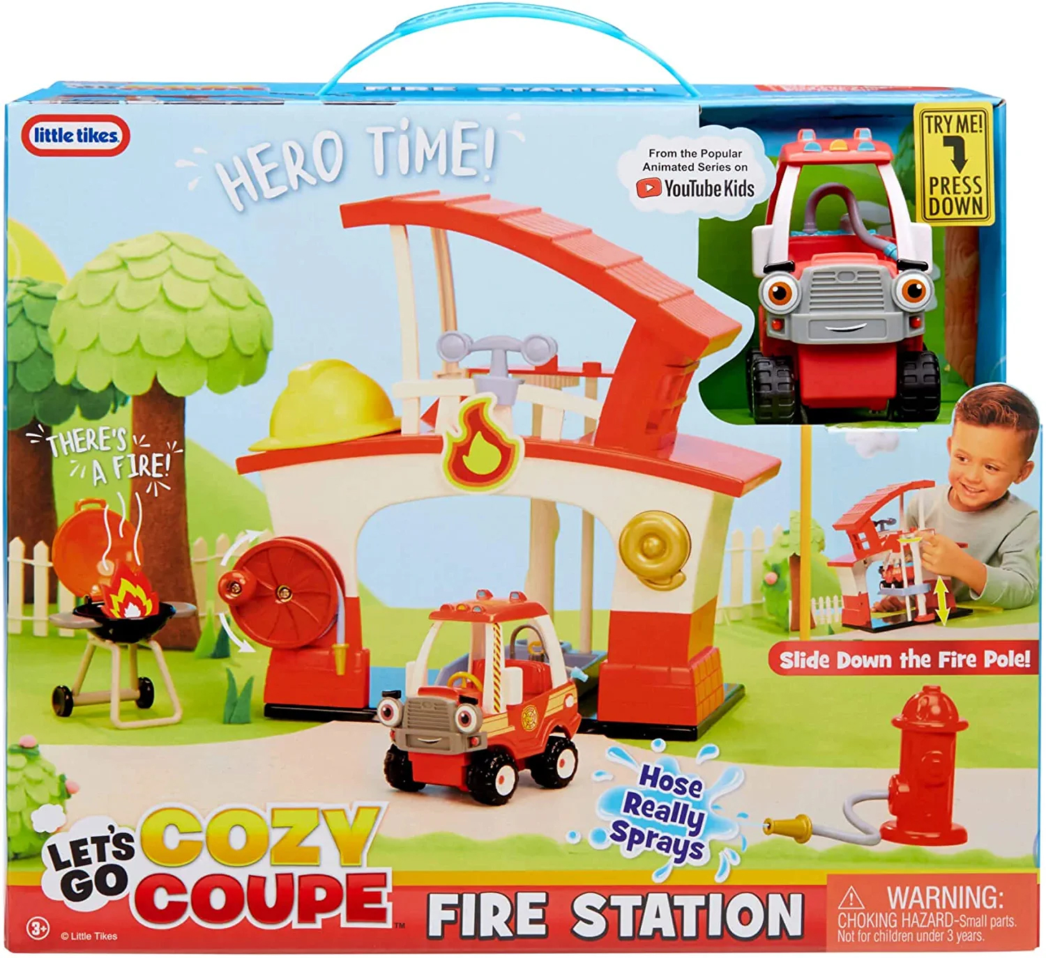 Let's Go Cozy Coupe Fire Station