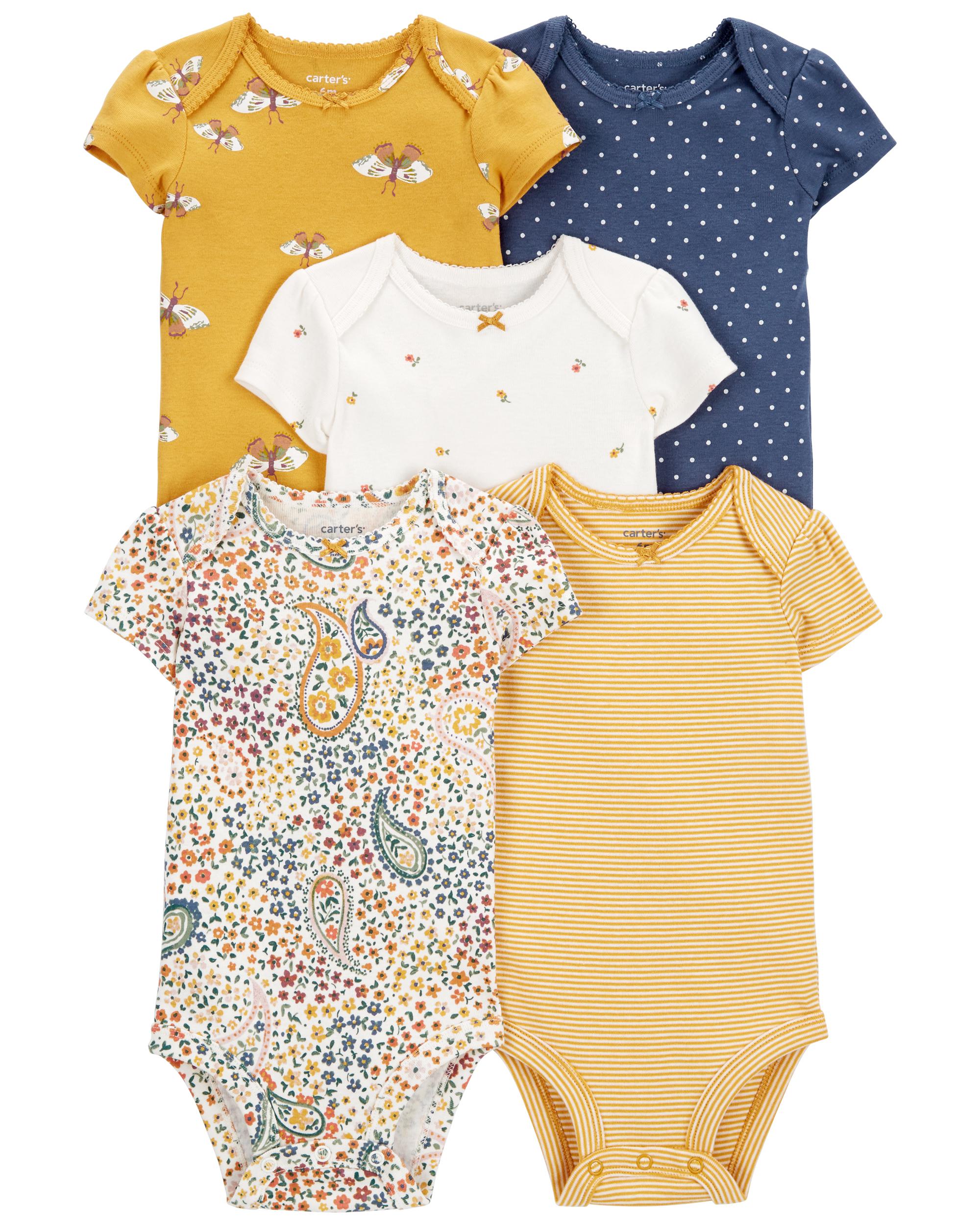 CARTERS 5PK ONESIES