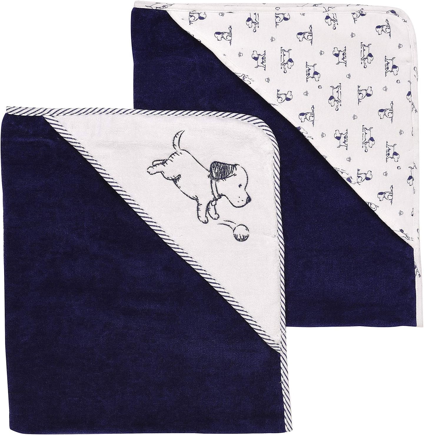 Puppy 2pk Hooded Towel