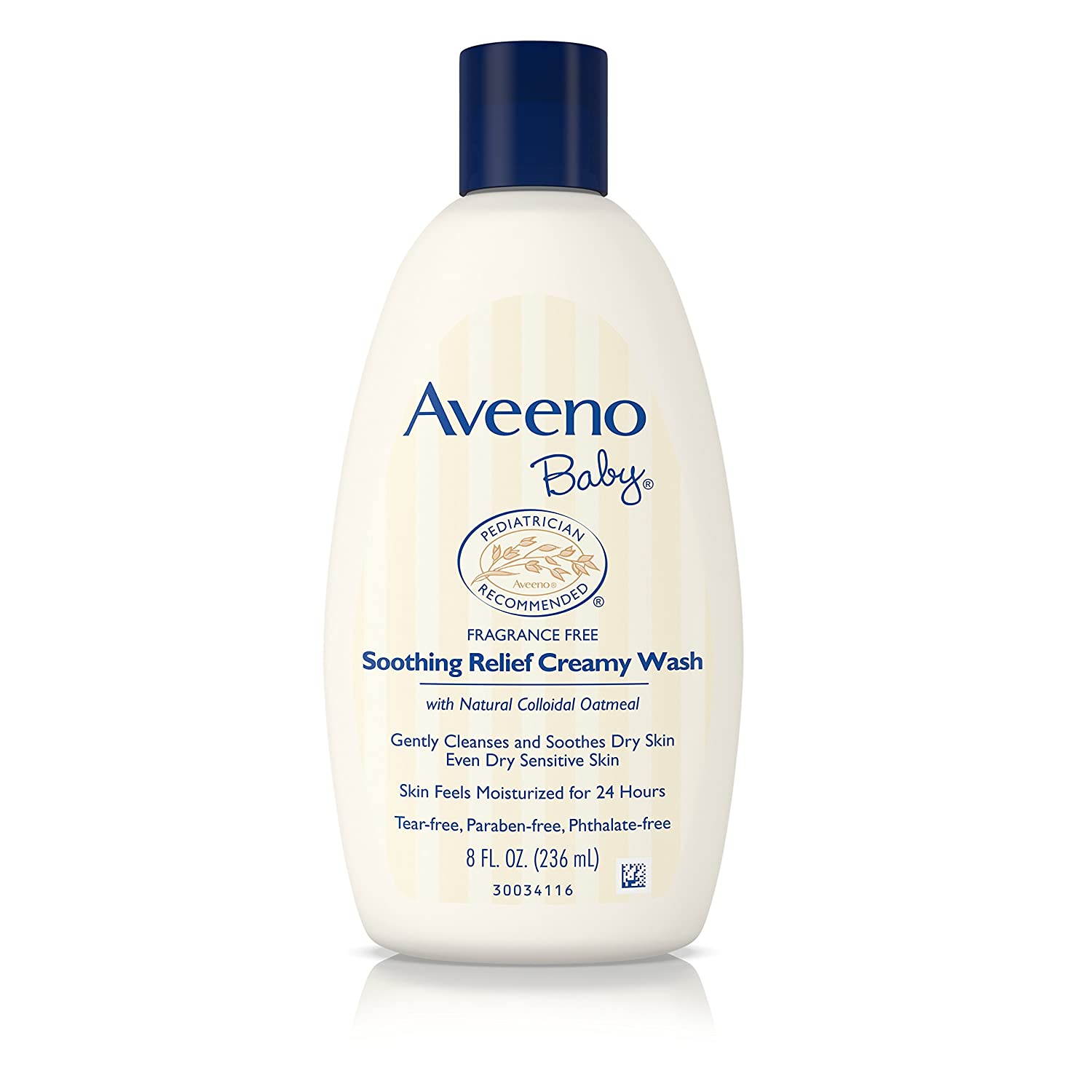 AVEENO BABY CREAMY WASH 8OZ