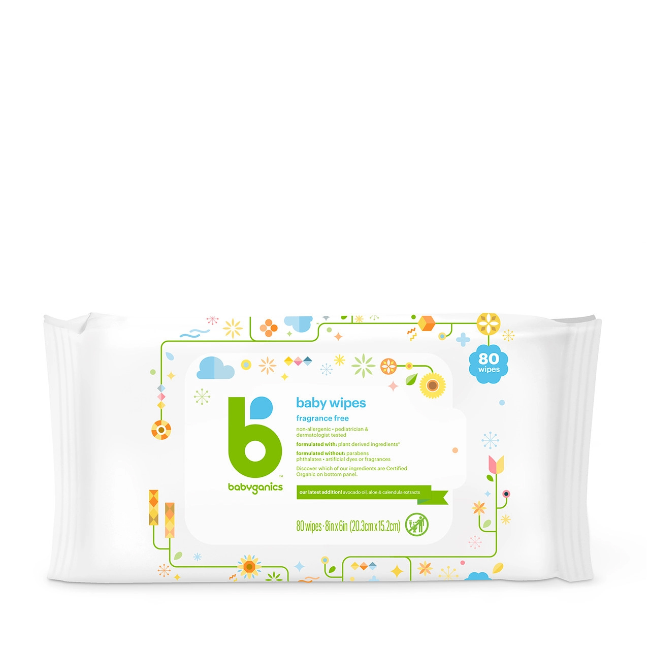 BabyGanics Babywipes 80CT