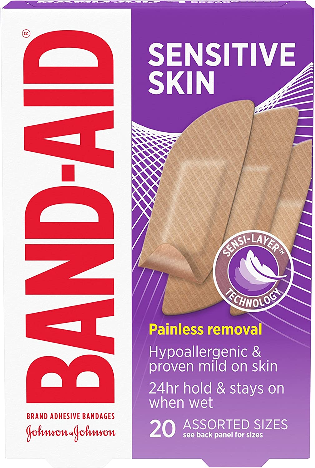 BANDAID SENSITIVE ASSORT