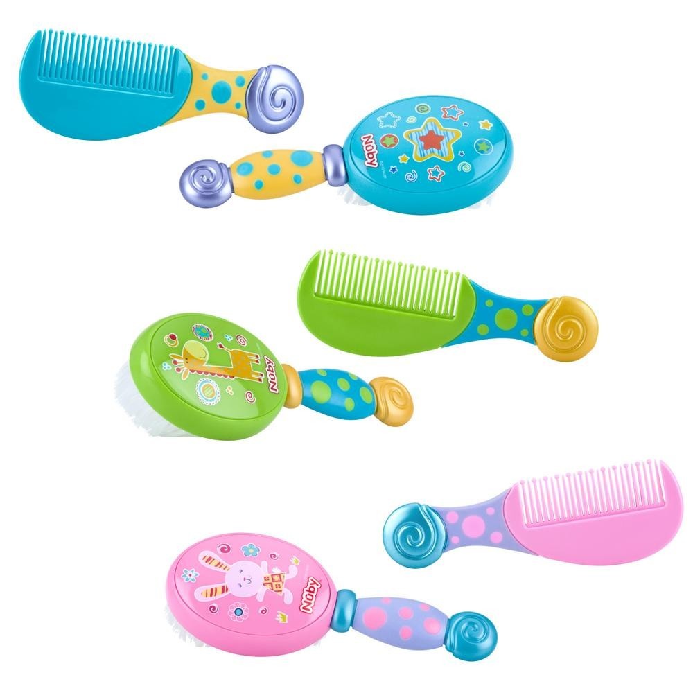 PRINTED COMB & BRUSH