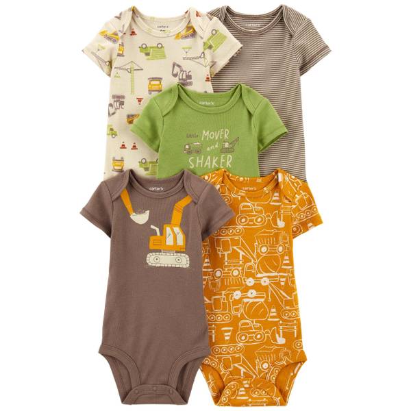 CARTERS 5PK ONESIES