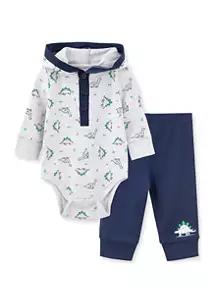 LITTLE ME DINO BODYSUIT & PANTS