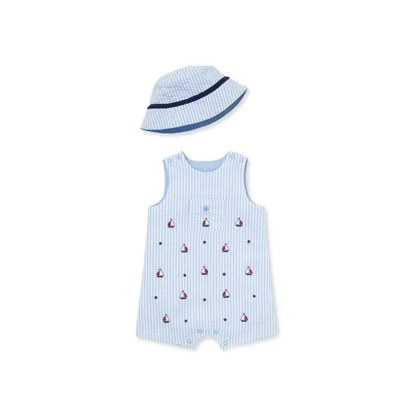 Sailboat Sunsuit & Hat