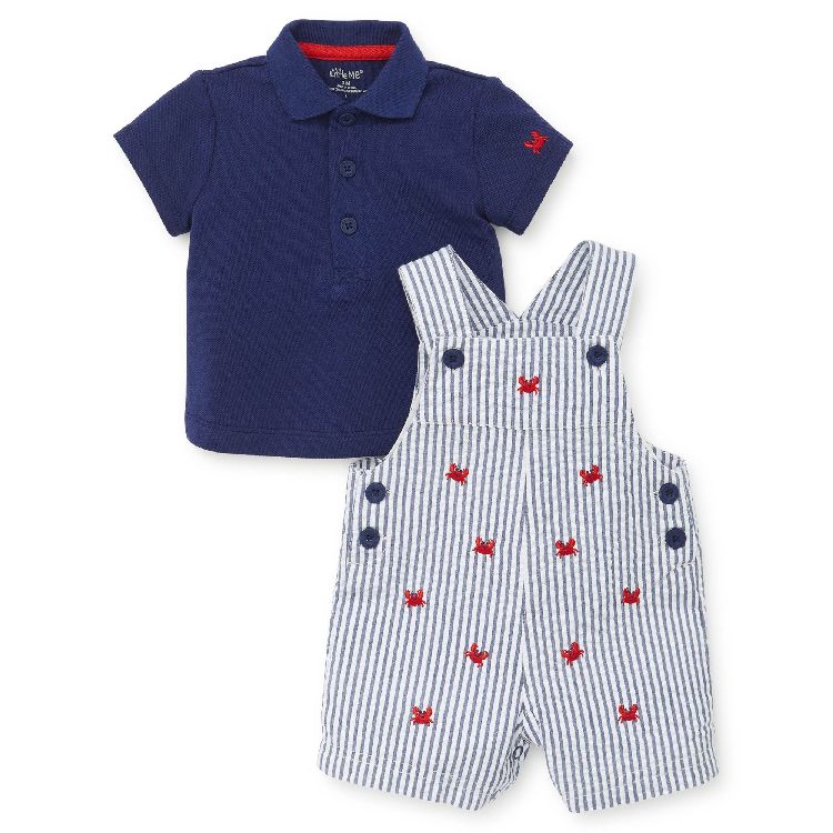 Crab Shortall Set Blue