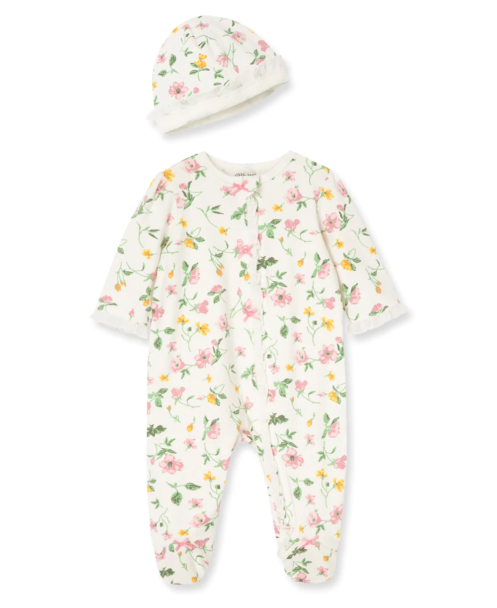 Floral Zip Front
