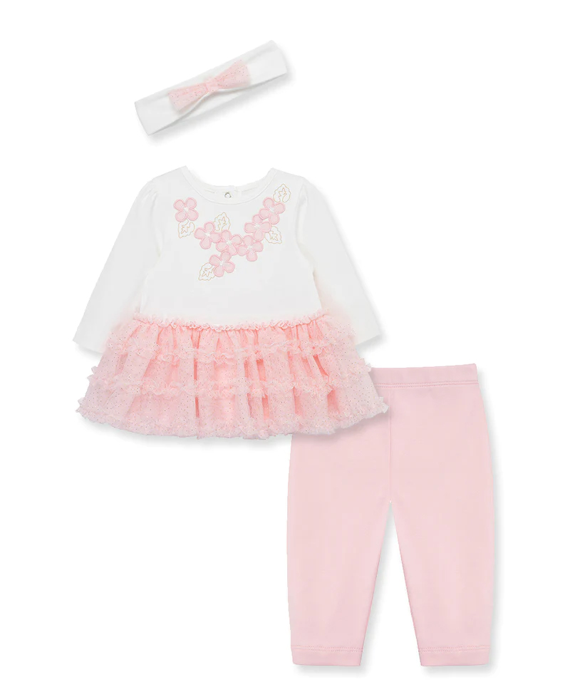 Flowers Tutu set-Pink