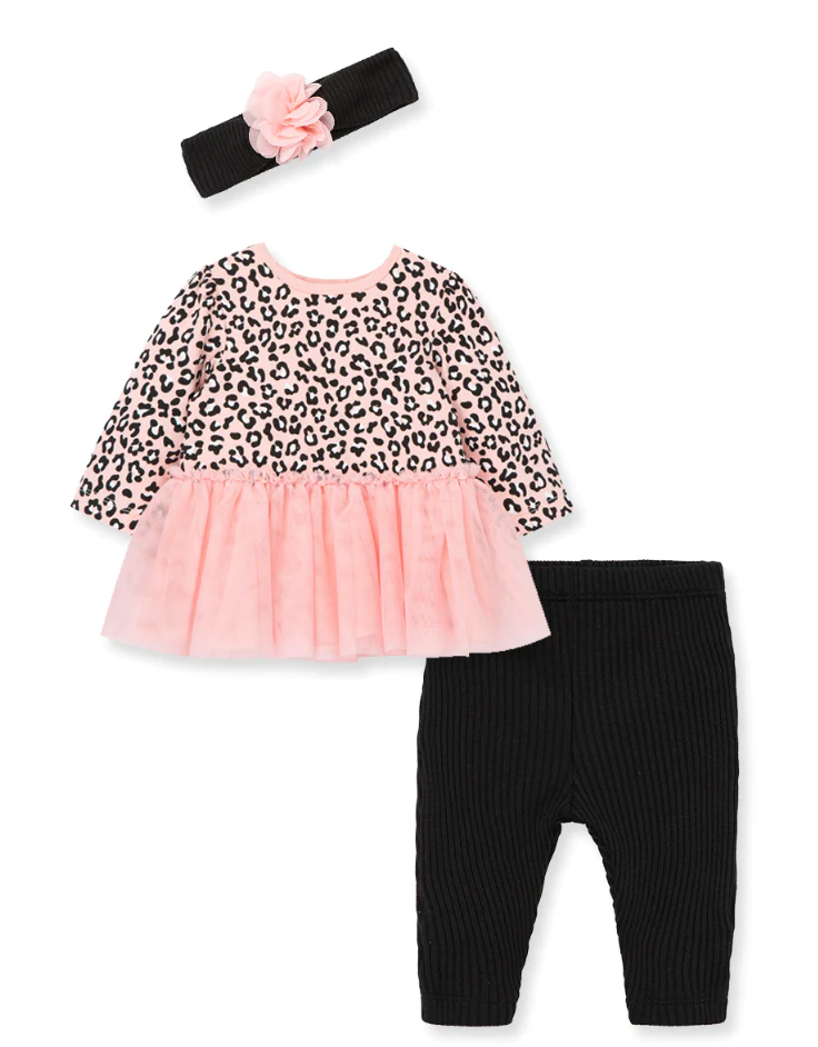Leopard Tutu set-Black