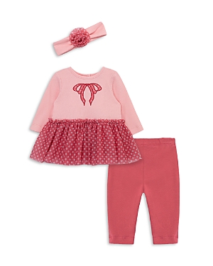 Dot Bow Tutu set-Pink