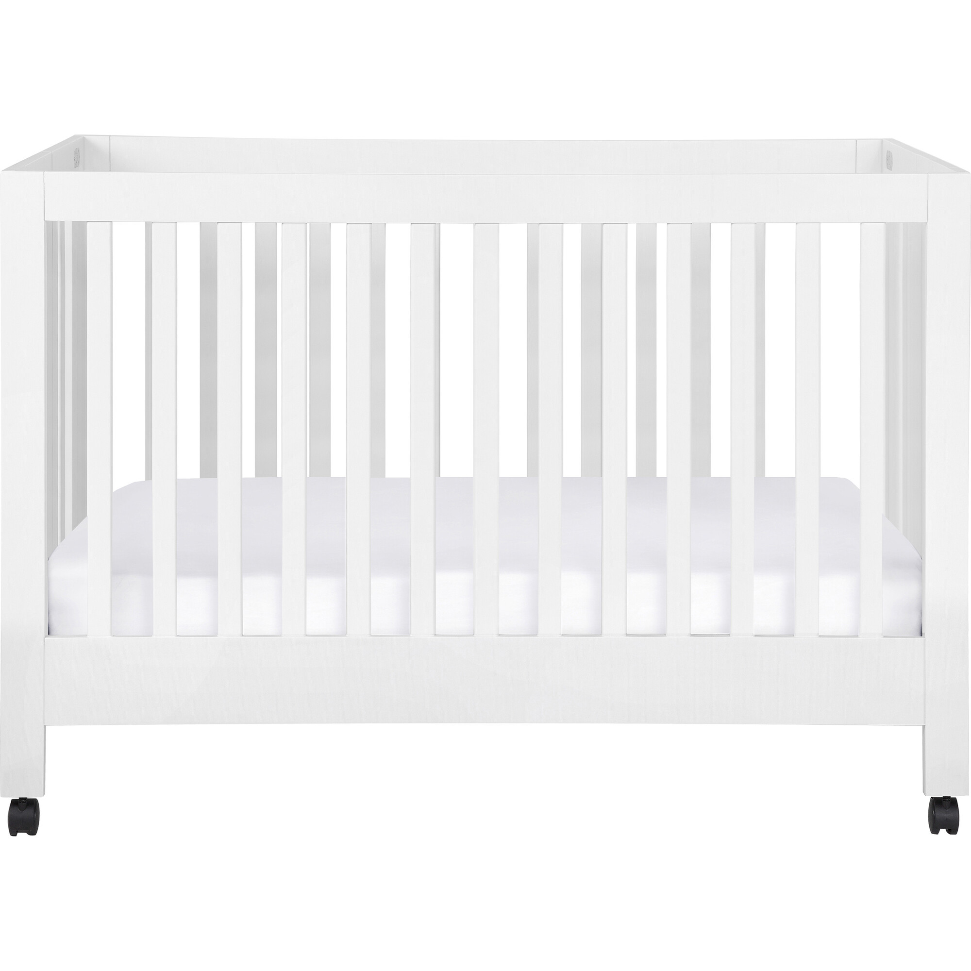 Maki Folding Crib-White Finish