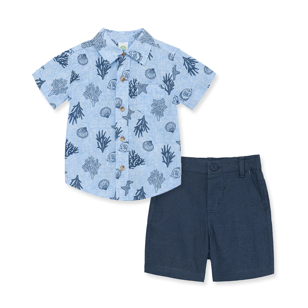 Underwater Woven Short Set