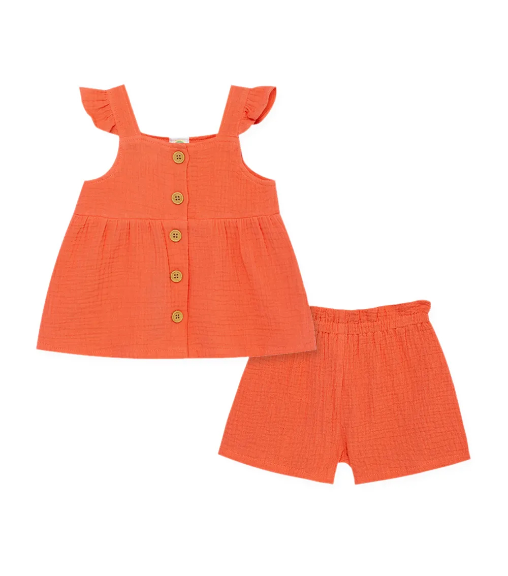 Coral Gauze Play Set