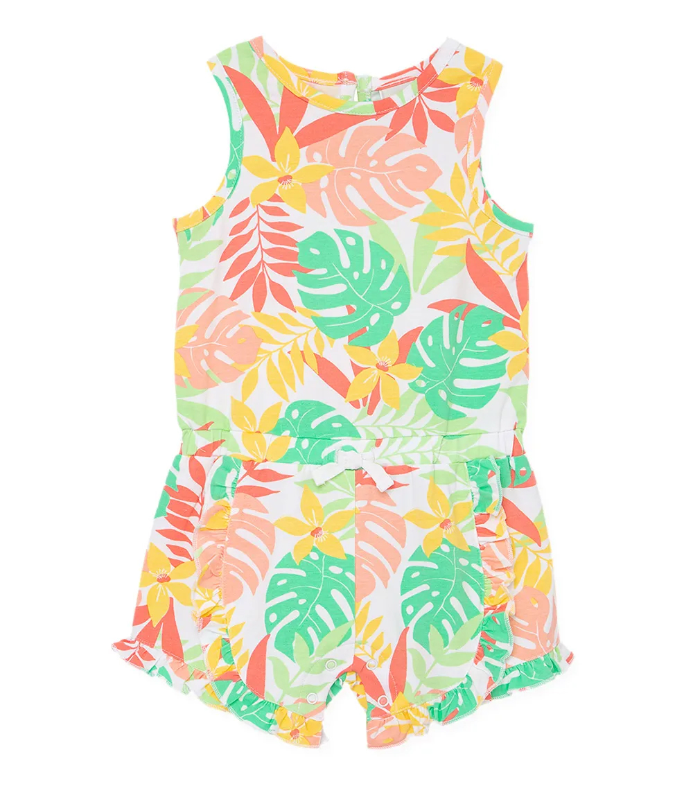 Tropical Knit Romper