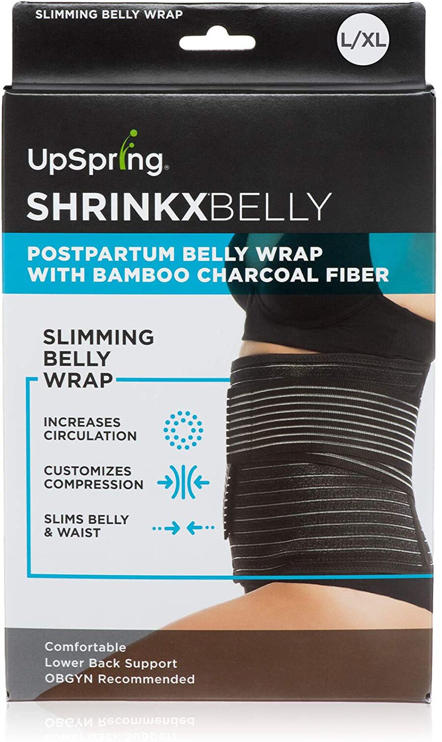 Shrinkx Belly Black LG/XL