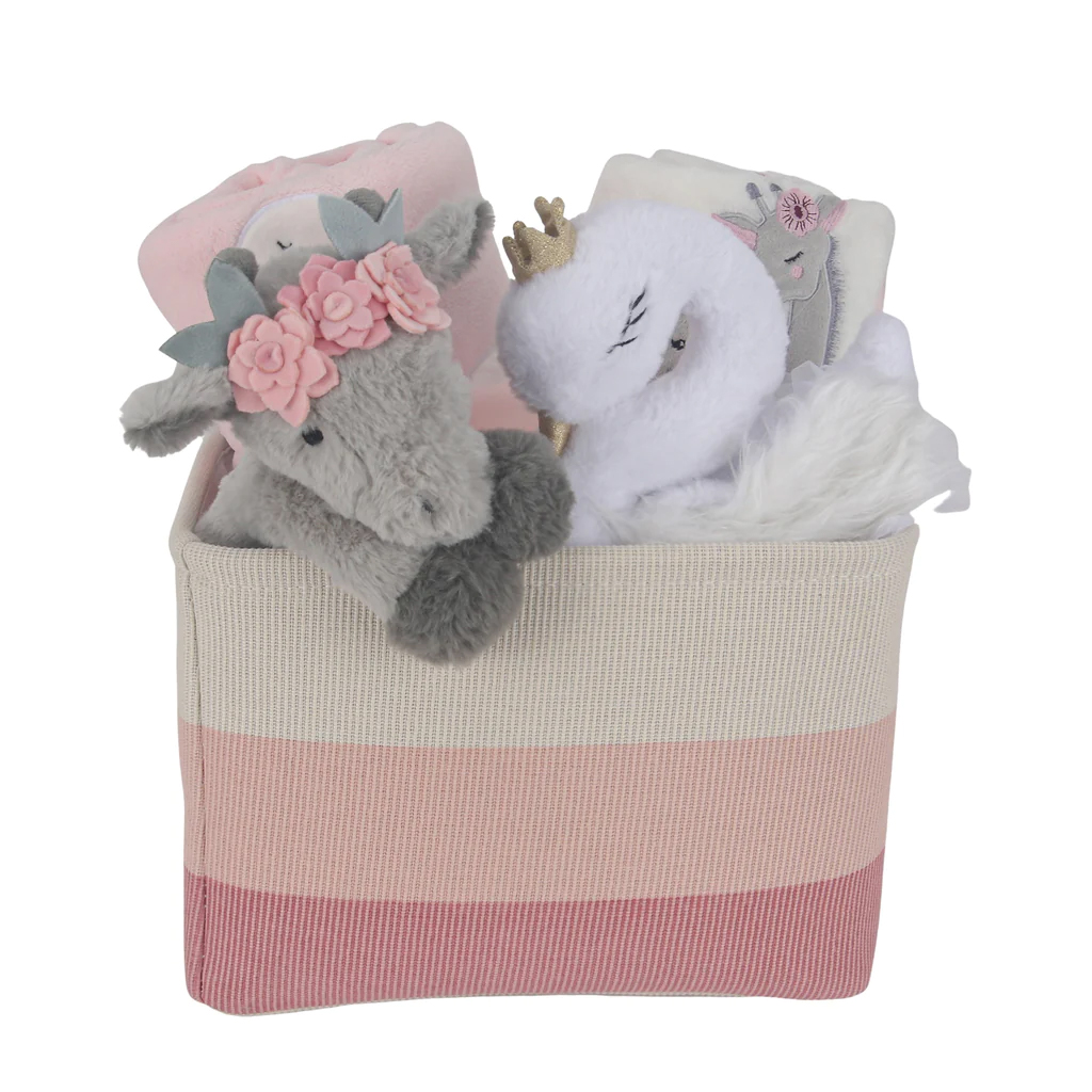 5 PC  PINK OMBRE  GIFT BASKET