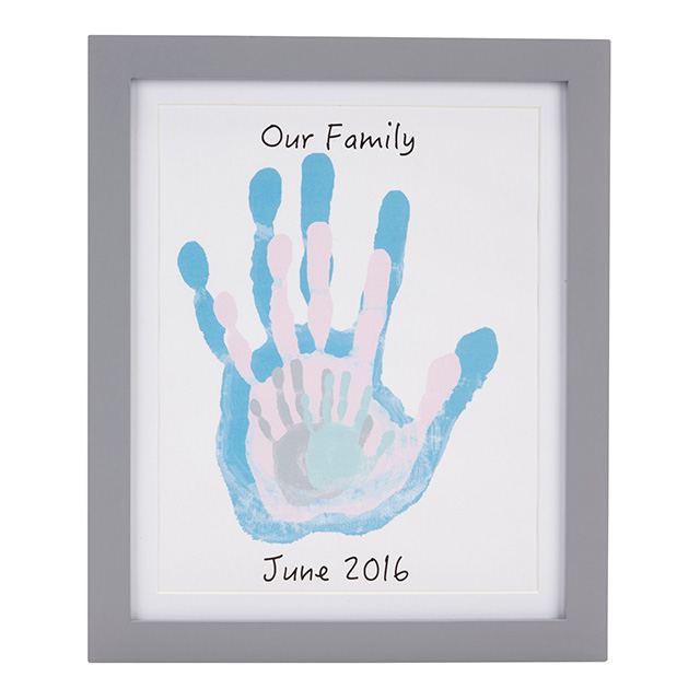 Family Handprint -Gry