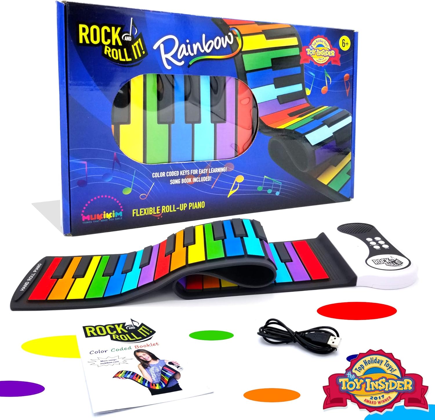 Rock and Roll It Piano Rainbow