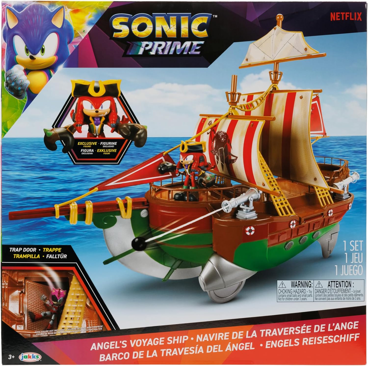 Sonic Prime 2.5" Pirate Ship