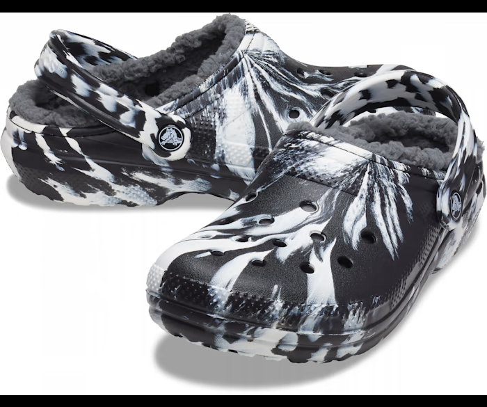 Crocs Marbled Clog Blk/Wht