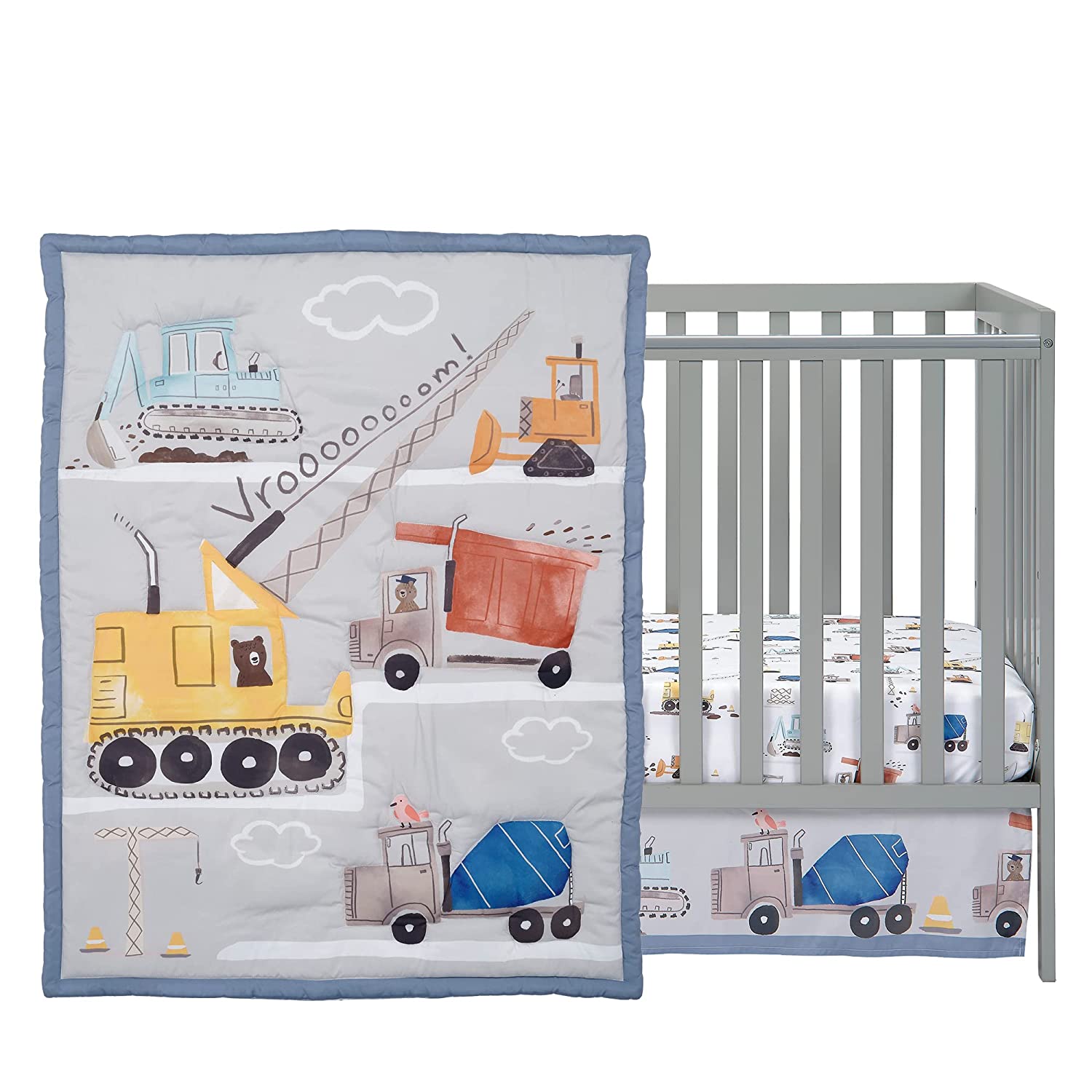 CONSTRUCTION ZONE 3PC BED SET