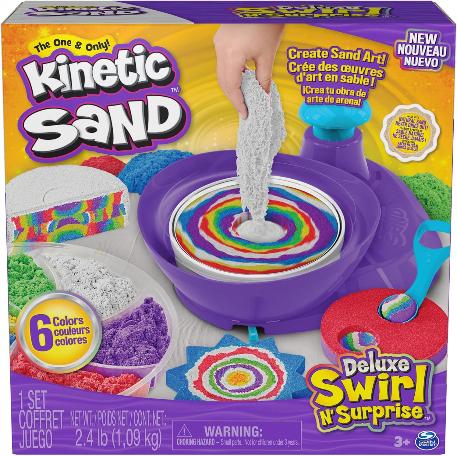 Kinetic Sand, Deluxe Swirl Set
