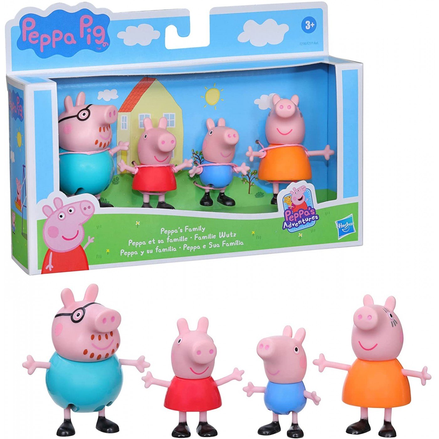 PEP PEPPAS FAMILY 4 PACK AST