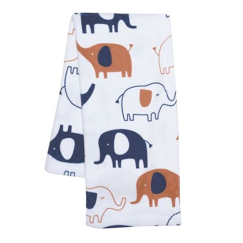 PLAYFUL ELEPHANT BLANKET