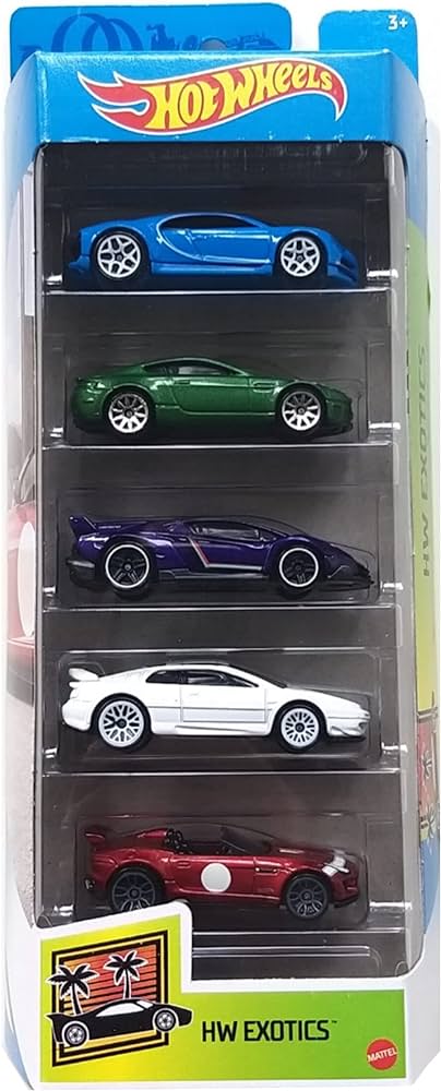 Mattel DP Hot Wheels 5 Pack