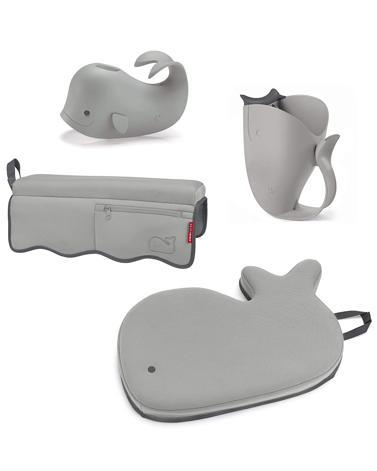 Moby Bathtime Essentials Grey