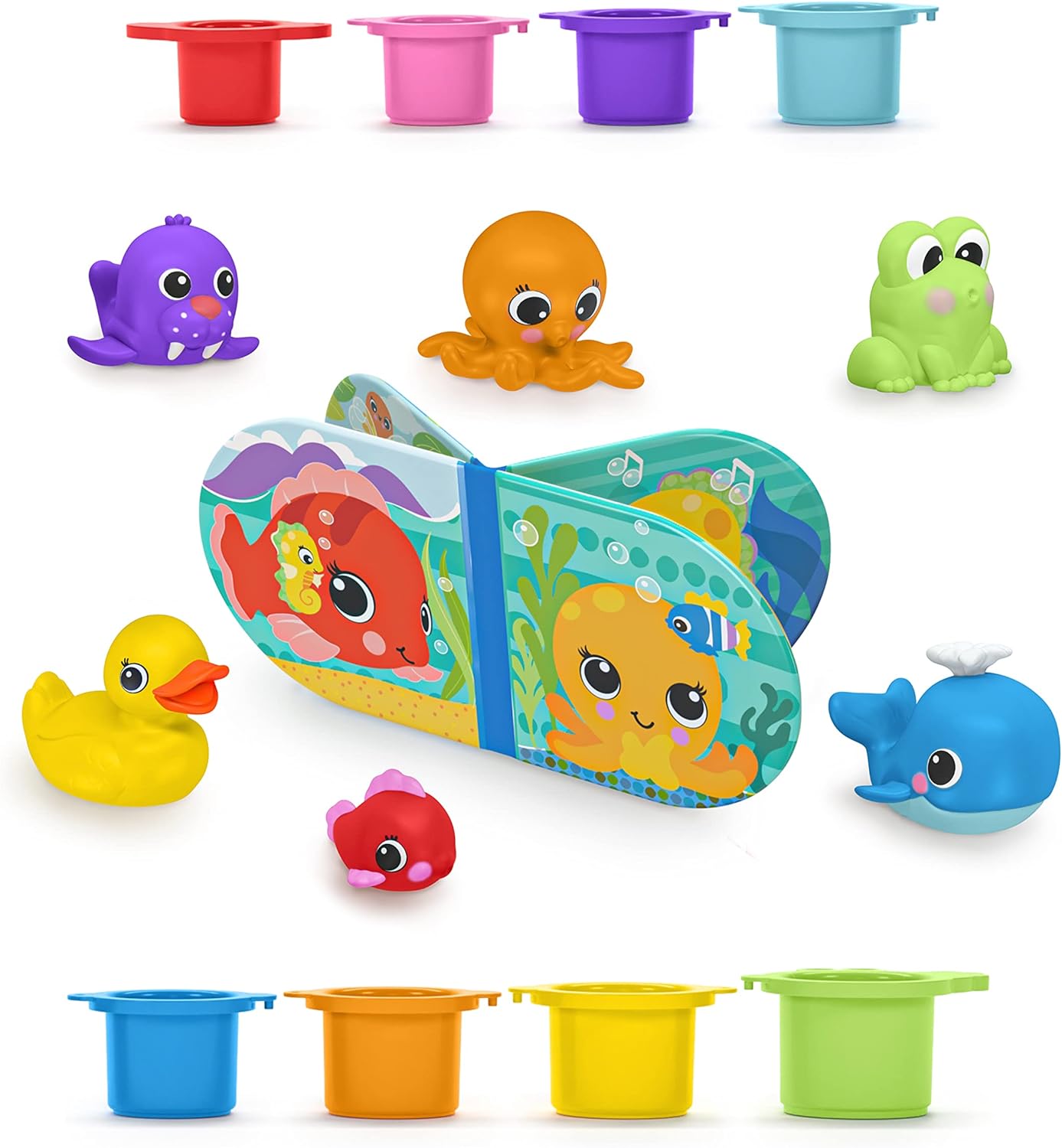 BS SPLASH 15PC BATH TOY SET