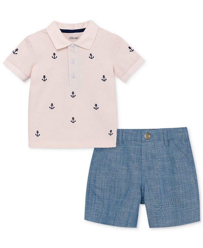 Anchor Polo Short Set