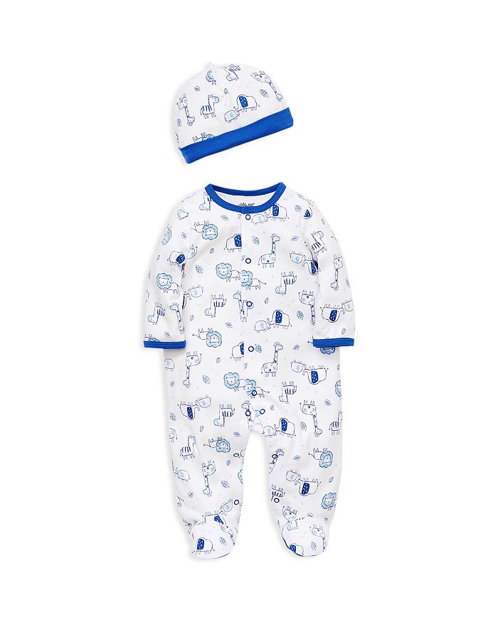 Blue Safari Footie W Hat