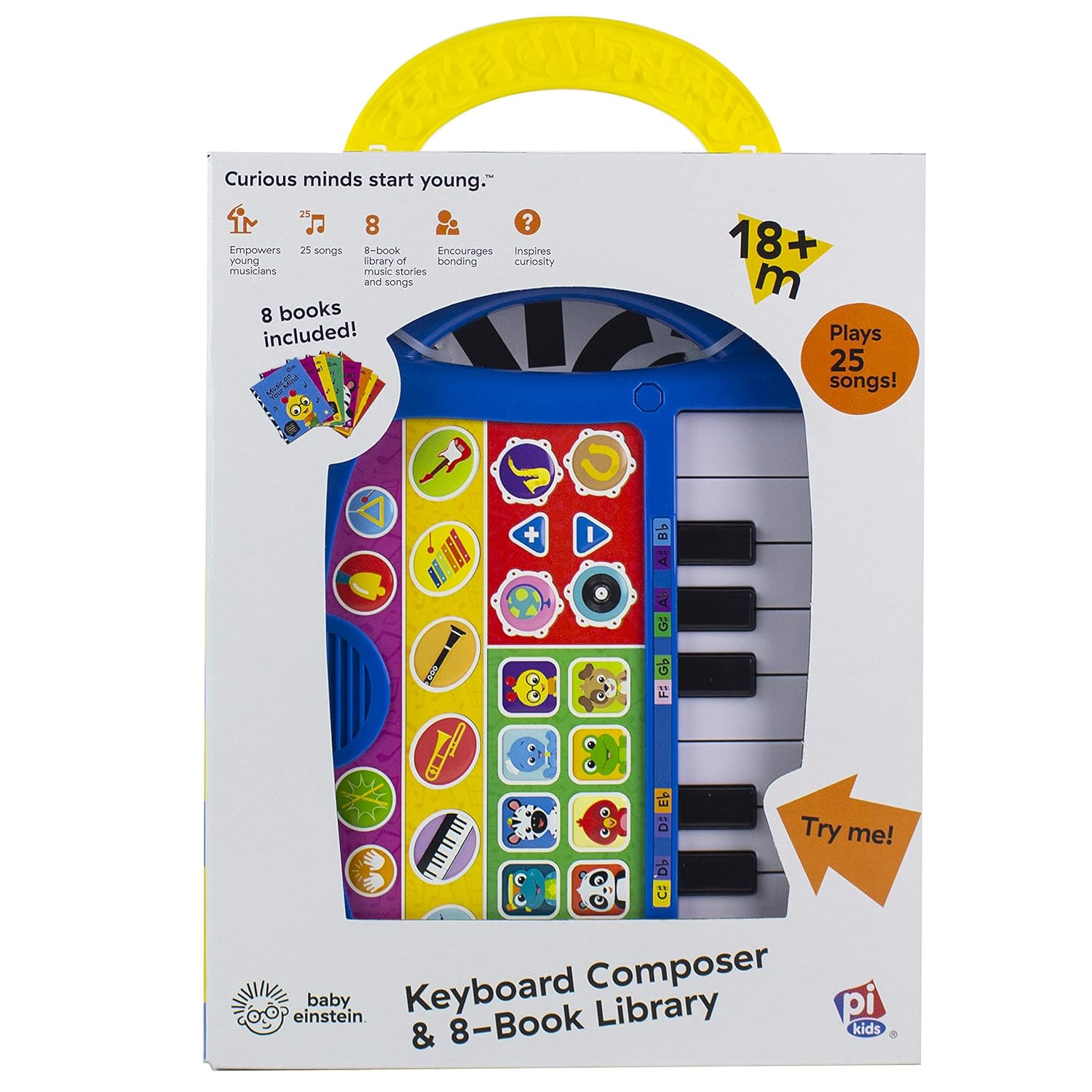 BABY EINSTEIN library & keyboard