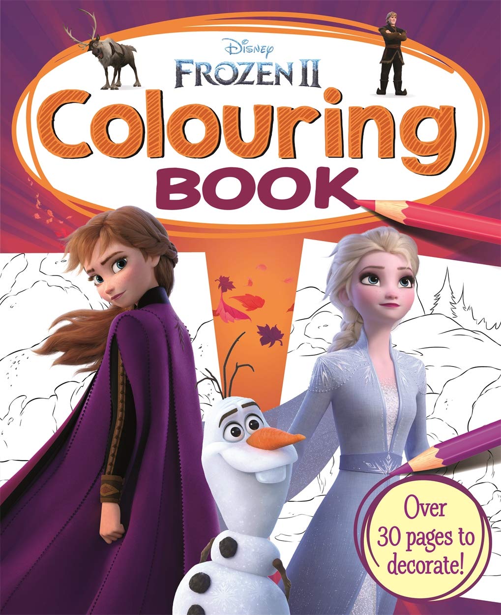 Frozen 2 80pg Coloring Book