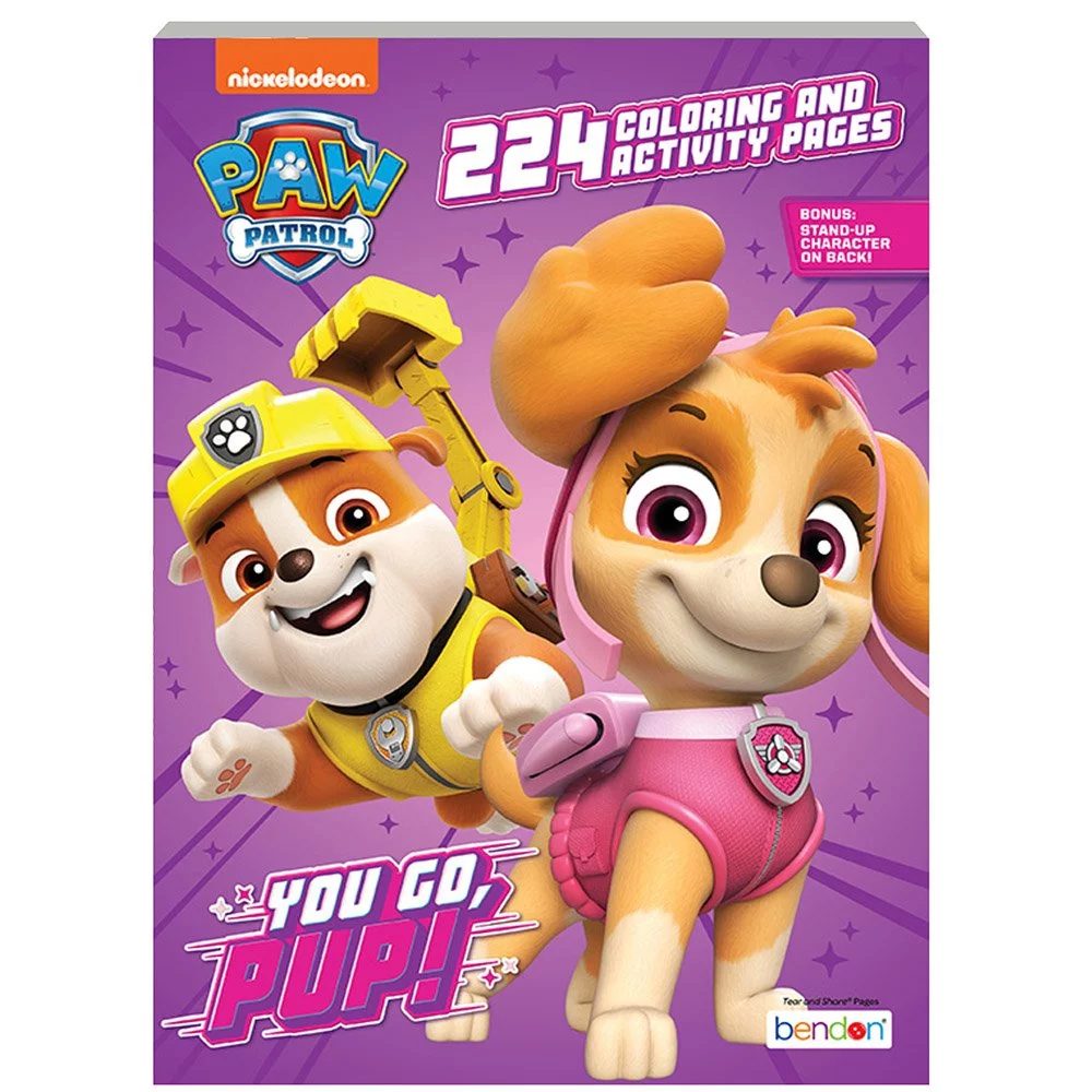 PawPatrol 224pg Coloring Book
